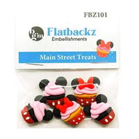 Buttons Galore and More - Flatbackz Collection - Embellishments - Main Street Treats