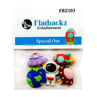 Buttons Galore and More - Flatbackz Collection - Embellishments - Spaced Out