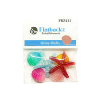 Buttons Galore and More - Flatbackz Collection - Embellishments - Shiny Shells