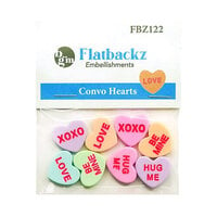 Buttons Galore and More - Flatbackz Collection - Embellishments - Convo Hearts