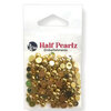 Buttons Galore and More - Half Pearlz Collection - Embellishments - Golden Nugget
