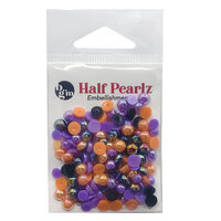 Buttons Galore and More - Half Pearlz Collection - Embellishments - Wicked Fun