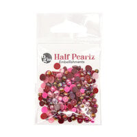 Buttons Galore and More - Half Pearlz Collection - Embellishments - Love Story