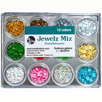 Buttons Galore and More - Jewelz Collection - Jewel Embellishments - Holiday Mix