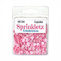 Buttons Galore and More - Sprinkletz Collection - Embellishments - Cupcake