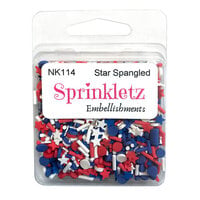 Buttons Galore and More - Sprinkletz Collection - Embellishments - Star Spangled