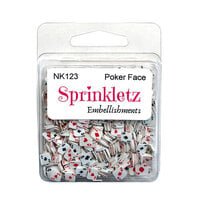 Buttons Galore and More - Sprinkletz Collection - Embellishments - Poker Face