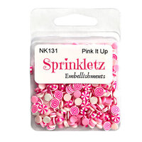 Buttons Galore and More - Sprinkletz Collection - Embellishments - Pink It Up