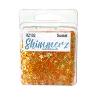 Buttons Galore and More - Shimmerz Collection - Embellishments - Sunset
