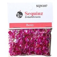 Buttons Galore and More - Sequinz Collection - Embellishments - Berry