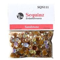 Buttons Galore and More - Sequinz Collection - Embellishments - Sandstone