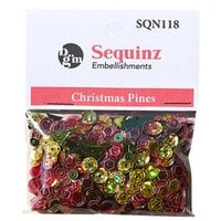 Buttons Galore and More - Sequinz Collection - Embellishments - Christmas Pines