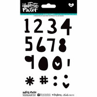 Bella Blvd - Illustrated Faith - Basics Collection - Clear Acrylic Stamps - Homespun Numbers and Extras