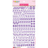 Bella Blvd - Legacy Collection - Cardstock Stickers - Florence Alphabet - Plum