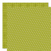 Bella Blvd - Sophisticates Collection - 12 x 12 Double Sided Paper - Sprinkles and Lace - Pickle Juice