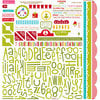 Bella Blvd - Christmas Wishes Collection - 12 x 12 Cardstock Stickers - Alphabet and Bits