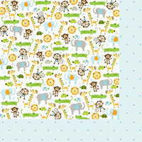 Bella Blvd - Baby Boy Collection - 12 x 12 Double Sided Paper - It's a Boy