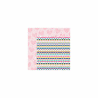Bella Blvd - Kiss Me Collection - 12 x 12 Double Sided Paper - Love Notes