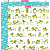 Bella Blvd - Play Date Collection - 12 x 12 Double Sided Paper - Park Play