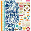 Bella Blvd - Hello Autumn Collection - 12 x 12 Cardstock Stickers - Treasures and Text