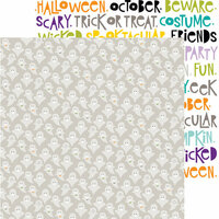 Bella Blvd - Halloween Magic Collection - 12 x 12 Double Sided Paper - Ghosties