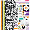 Bella Blvd - Halloween Magic Collection - 12 x 12 Cardstock Stickers - Treasures and Text