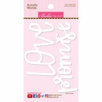Bella Blvd - Bella Besties Collection - Acrylic Words - Love and Promise
