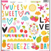 Bella Blvd - Squeeze The Day Collection - Chipboard Stickers - Icons