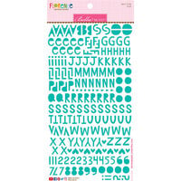 Bella Blvd - Legacy Collection - Cardstock Stickers - Florence Alphabet - Gulf