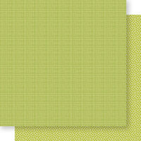 Bella Blvd - Bella Besties Collection - 12 x 12 Double Sided Paper - Pickle Juice Graph and Dot