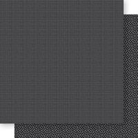 Bella Blvd - Bella Besties Collection - 12 x 12 Double Sided Paper - Black Graph and Dot