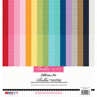 Bella Blvd - Bella Besties Collection - 12 x 12 Collection Pack - Graph and Dot Rainbow