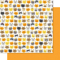 Bella Blvd - Chloe Collection - 12 x 12 Double Sided Paper - Cattitude