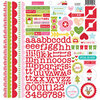 Bella Blvd - Fa La La Collection - 12 x 12 Cardstock Stickers - Doohickey