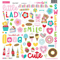Bella Blvd - My Candy Girl Collection - Chipboard Stickers Icons