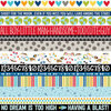 Bella Blvd - To The Moon Collection - 12 x 12 Double Sided Paper - Borders