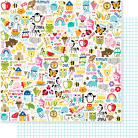 Bella Blvd - Tiny Tots 2.0 Collection - 12 x 12 Double Sided Paper - Play Date