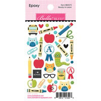 Bella Blvd - School Is Cool Collection - Epoxy Stickers - Ready To Learn