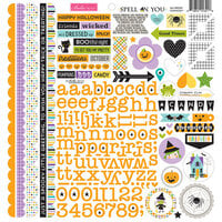 Bella Blvd - Spell On You Collection - Halloween - 12 x 12 Cardstock Stickers - Doohickey