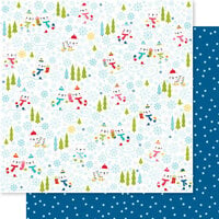 Bella Blvd - The North Pole Collection - 12 x 12 Double Sided Paper - Beary Christmas