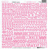 Bella Blvd - Bella Besties Collection - Letter Scramble Stickers - Peep