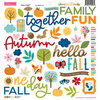 Bella Blvd - One Fall Day Collection - Chipboard Stickers - Ciao Icons