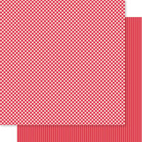 Bella Blvd - Bella Besties Collection - 12 x 12 Double Sided Paper - McIntosh Gingham And Stripes
