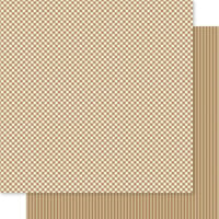 Bella Blvd - Bella Besties Collection - 12 x 12 Double Sided Paper - Pony Gingham And Stripes