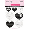 Bella Blvd - Legacy Collection - Heart Hugs - Black and White