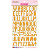 Bella Blvd - Puffy Stickers - Wonky Alphabet - Orange