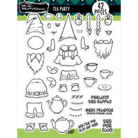 Brutus Monroe - Clear Photopolymer Stamps - Tea Party