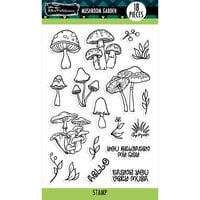 Brutus Monroe - Clear Photopolymer Stamps - Mushroom Garden