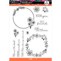 Brutus Monroe - Spring Fling Collection - Clear Photopolymer Stamps - Inspirational Wreath