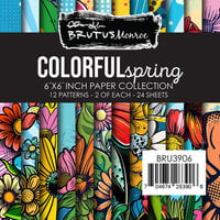 Brutus Monroe - 6 x 6 Paper Pad - Colorful Spring